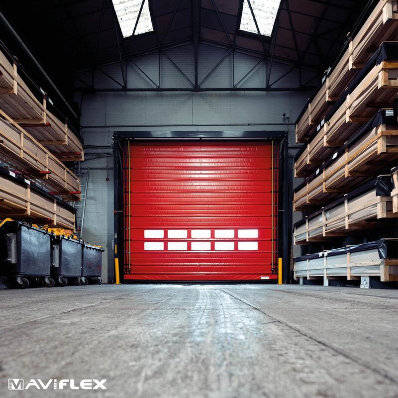 Maviflex Mavipass εξωτερική βιομηχανική πόρτα
